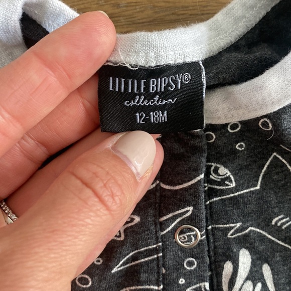 Little Bibsy-Sea Onesie - Picture 4 of 4
